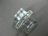 ESTATE .25CT DIAMOND 14K WHITE GOLD 3D CLASSIC 9 STONE MILGRAIN ANNIVERSARY RING