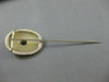ANTIQUE 14KT YELLOW GOLD HANDCRAFTED LIGHT PINK CAMEO LAPEL PIN AMAZING!! #22663