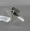 ANTIQUE 10.50CTW FANCY SHAPE SMOKEY TOPAZ DIAMOND 18KT WHITE GOLD RING