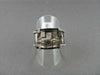 ANTIQUE 10.50CTW FANCY SHAPE SMOKEY TOPAZ DIAMOND 18KT WHITE GOLD RING