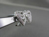 ANTIQUE 18KT DOUBLE HEART HANGING .83CT DIAMONDS GOLD EARRINGS AMAZING!!!!!!!!!!