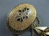 ANTIQUE LARGE 14KT YELLOW GOLD & BLACK ENAMEL FROM 1800'S PIN ONE OF A KIND 1893