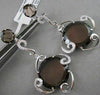 ANTIQUE 14KT 22.47CTW SMOKY TOPAZ & DIAMOND HANGING EARRINGS ONE OF A KIND!!!!!