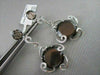 ANTIQUE 14KT 22.47CTW SMOKY TOPAZ & DIAMOND HANGING EARRINGS ONE OF A KIND!!!!!