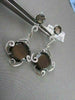ANTIQUE 14KT 22.47CTW SMOKY TOPAZ & DIAMOND HANGING EARRINGS ONE OF A KIND!!!!!