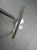 ANTIQUE 3MM .88CT DIAMOND 14KT BLACK & YELLOW GOLD BANGLE ONE OF A KIND AMAZING