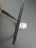 ANTIQUE 3MM .88CT DIAMOND 14KT BLACK & YELLOW GOLD BANGLE ONE OF A KIND AMAZING