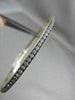 ANTIQUE 3MM .88CT DIAMOND 14KT BLACK & YELLOW GOLD BANGLE ONE OF A KIND AMAZING