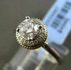 ANTIQUE .50CT DIAMOND 14KT TWO TONE GOLD SOLITAIRE 3D ENGAGEMENT FRIENDSHIP RING