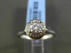 ANTIQUE .50CT DIAMOND 14KT TWO TONE GOLD SOLITAIRE 3D ENGAGEMENT FRIENDSHIP RING