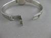 ANTIQUE BUCHERER OLD MINE DIAMOND 18KT WHITE GOLD MECHANICAL WATCH 6.25" #20763