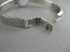 ANTIQUE BUCHERER OLD MINE DIAMOND 18KT WHITE GOLD MECHANICAL WATCH 6.25" #20763