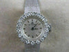 ANTIQUE BUCHERER OLD MINE DIAMOND 18KT WHITE GOLD MECHANICAL WATCH 6.25" #20763
