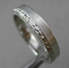 ANTIQUE 18KT WHITE GOLD 3D FILIGREE ETERNITY WEDDING ANNIVERSARY RING #23367