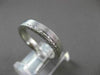 ANTIQUE 18KT WHITE GOLD 3D FILIGREE ETERNITY WEDDING ANNIVERSARY RING #23367
