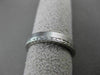 ANTIQUE 18KT WHITE GOLD 3D FILIGREE ETERNITY WEDDING ANNIVERSARY RING #23367