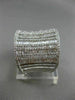 ESTATE EXTRA LARGE 2.13CT DIAMOND 14KT WHITE GOLD HANDCRAFTED ANNIVERSARY RING