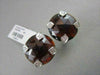 ANTIQUE LARGE CLIP ON 24.37CT GARNET & DIAMONDS 14KT WHITE GOLD EARRINGS!!!!!!!