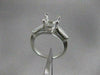 ANTIQUE .40CT DIAMOND SOLITAIRE 14KT W GOLD ENGAGEMENT SEMI MOUNT RING #19967