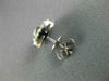 LARGE .67CT DIAMOND 18KT WHITE GOLD 3D SQUARE HALO CLUSTER STUD JACKET EARRINGS