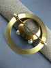 ANTIQUE LARGE AAA PEARL 14KT YELLOW GOLD 3D CLASSIC HAPPY FACE BROOCH PIN #1667