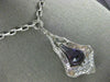 ANTIQUE EXTRA LARGE 38.0CT DIAMOND & AAA AMETHYST 18K WHITE GOLD LARIAT NECKLACE