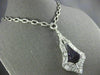 ANTIQUE EXTRA LARGE 38.0CT DIAMOND & AAA AMETHYST 18K WHITE GOLD LARIAT NECKLACE