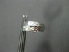 ANTIQUE WIDE .35CT DIAMOND 18KT WHITE GOLD FILIGREE HUGGIE EARRINGS #11988