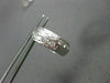ANTIQUE WIDE .35CT DIAMOND 18KT WHITE GOLD FILIGREE HUGGIE EARRINGS #11988