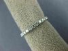 .35CT DIAMOND 18KT WHITE GOLD ROUND SHARE PRONG SEMI ETERNITY ANNIVERSARY RING