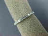 .35CT DIAMOND 18KT WHITE GOLD ROUND SHARE PRONG SEMI ETERNITY ANNIVERSARY RING
