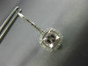 ESTATE 1.83CT AAA MORGANITE 14K WHITE GOLD 3D CUSHION LEVERBACK HANGING EARRINGS
