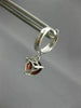 ESTATE 2.48CT AAA GARNET 14KT WHITE GOLD 3D TRILLION HANGING HUGGIE EARRINGS