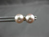 ESTATE AAA PINK SOUTH SEA PEARL 14K YELLOW GOLD CLASSIC ROUND SOLITAIRE EARRINGS