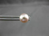 ESTATE AAA PINK SOUTH SEA PEARL 14K YELLOW GOLD CLASSIC ROUND SOLITAIRE EARRINGS