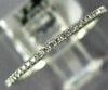 ESTATE .16CT DIAMOND 18KT WHITE GOLD 3D CLASSIC ROUND ETERNITY ANNIVERSARY RING