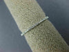 ESTATE .16CT DIAMOND 18KT WHITE GOLD 3D CLASSIC ROUND ETERNITY ANNIVERSARY RING