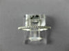 ESTATE .16CT DIAMOND 18KT WHITE GOLD 3D CLASSIC ROUND ETERNITY ANNIVERSARY RING