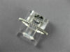 ESTATE .16CT DIAMOND 18KT WHITE GOLD 3D CLASSIC ROUND ETERNITY ANNIVERSARY RING