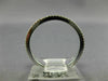 ESTATE .16CT DIAMOND 18KT WHITE GOLD 3D CLASSIC ROUND ETERNITY ANNIVERSARY RING