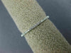 ESTATE .16CT DIAMOND 18KT WHITE GOLD 3D CLASSIC ROUND ETERNITY ANNIVERSARY RING