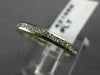 ESTATE .70CT ROUND DIAMOND PLATINUM 3D CLASSIC ETERNITY ANNIVERSARY RING #21686