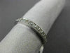 ESTATE .75CT DIAMOND 14KT WHITE GOLD 3D ETERNITY WEDDING ANNIVERSARY RING #21367