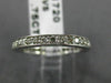 ESTATE .75CT DIAMOND 14KT WHITE GOLD 3D ETERNITY WEDDING ANNIVERSARY RING #21367