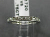 ESTATE .75CT DIAMOND 14KT WHITE GOLD 3D ETERNITY WEDDING ANNIVERSARY RING #21367