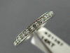 ESTATE .75CT DIAMOND 14KT WHITE GOLD 3D ETERNITY WEDDING ANNIVERSARY RING #21367