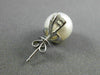 ESTATE .16CT DIAMOND & AAA SOUTH SEA PEARL 18KT WHITE GOLD FLOWER STUD EARRINGS