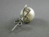 ESTATE .16CT DIAMOND & AAA SOUTH SEA PEARL 18KT WHITE GOLD FLOWER STUD EARRINGS