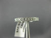 ESTATE .38CT DIAMOND 14KT WHITE GOLD 3D FILIGREE WEDDING ANNIVERSARY RING #25465