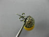 LARGE 2.65CT CHAMPAGNE DIAMOND & SOUTH SEA PEARL 18K BLACK GOLD HANGING EARRINGS